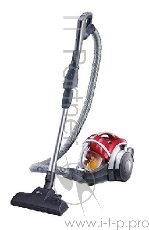 Пылесос LG V-K89380NSP Kompressor красный с белым