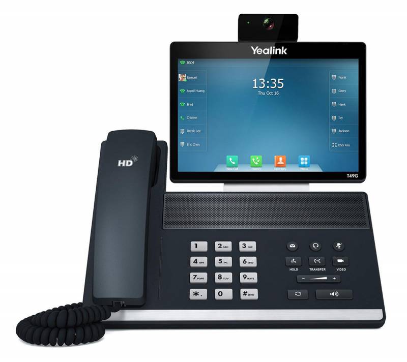 Телефон VOIP 8 TOUCH SIP VP-T49G YEALINK