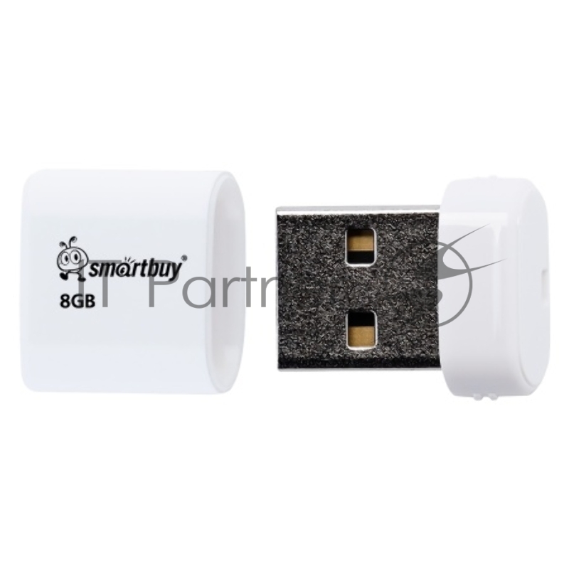 Флеш накопитель USB2.0 8Gb Smart Buy Lara White