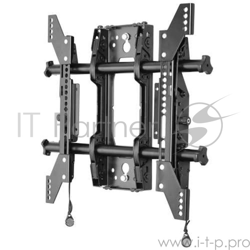 Кронштейн CHIEF Кронштейн настенный FUSION наклонный для плоских экранов 32-47, от +2° до -12°, до 34 кг, Landscape/Portrait, 200x200 - 450x400 мм, Black