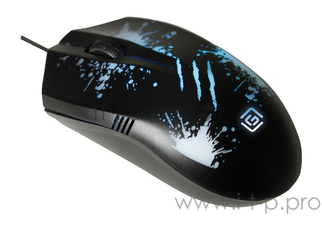 Мышь Oklick 399M STIGMA черный оптическая (1000dpi) USB (3but)