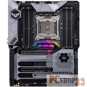 Материнская плата ASUS TUF X299 MARK 1 Socket 2066, Intel X299, 8xDDR-4, 7.1CH, 2x1000 Мбит/с, USB3.0, USB3.1, USB 3.1 Type-C, ATX, Retail