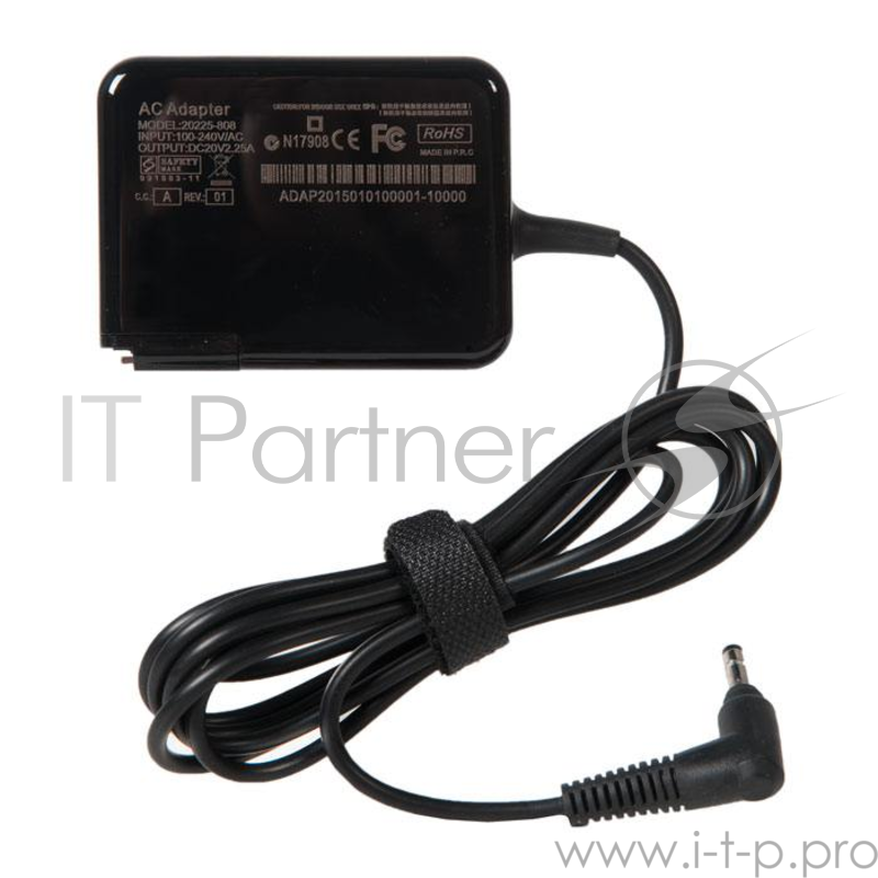 Блок питания для Lenovo 20V 2.25A 45W, 4.0x1.7 мм