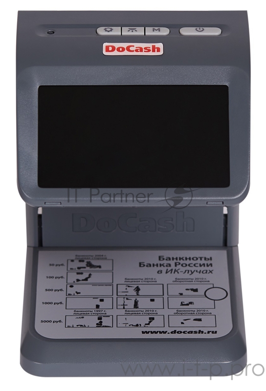 Детектор банкнот DoCash mini IR просмотровый мультивалюта