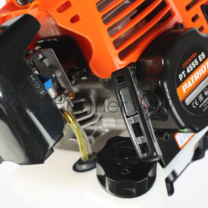 Бензотриммер PATRIOT PT 4555ES Country 250108045 { неразборная, раб. объем 45сс, 2.5 л.с., диам.диска 23см, леска 2.4мм, захват 46см}