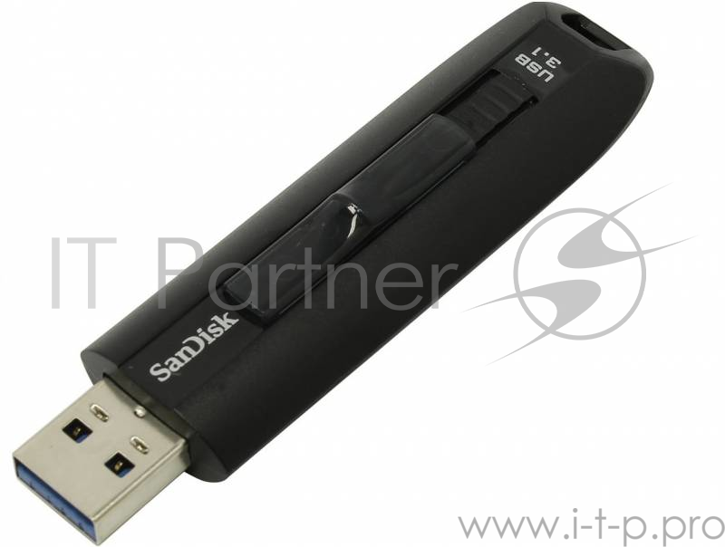 Накопитель USB flash 128ГБ SanDisk Extreme Go, черный (USB3.1)