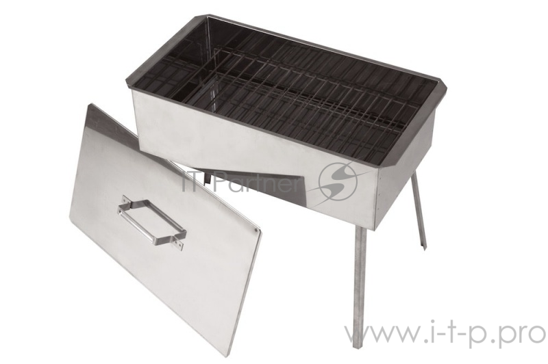 Коптильня двухъярусная БОЛЬШАЯ (500/270/175) сталь 0,8мм с поддоном для сбора жира, на ножках К2-0.8БПн