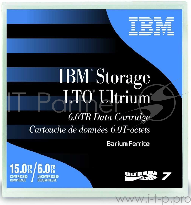 Ленточный накопитель IBM Ultrium LTO7 Tape Cartridge - 6TB with Label (1 pcs)