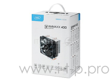 Вентилятор Cooler Deepcool GAMMAXX400 RET {Soc-775/1366/1155/1156/1150/2 AM2/АМ2+/АМ3/AM3+/FM1}
