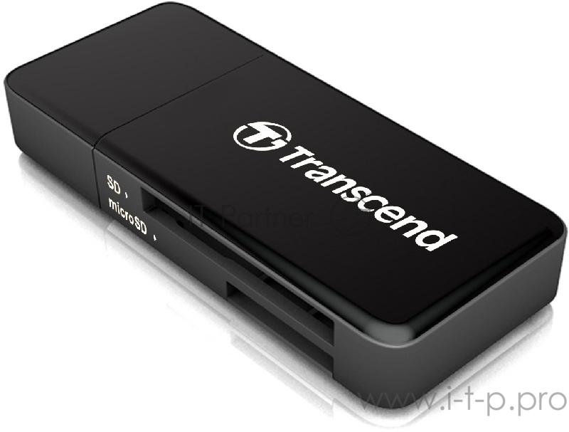 Картридер внешний TRANSCEND TS-RDF5K, черный