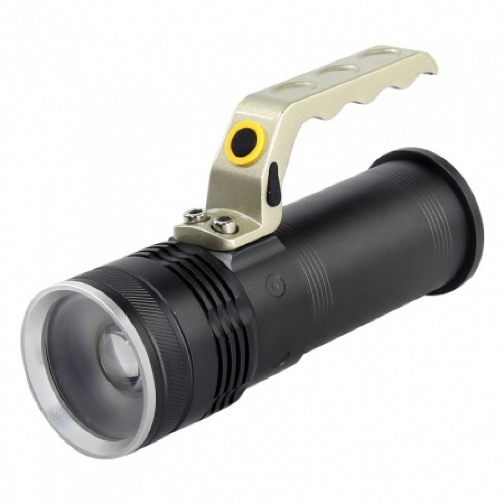 Smartbuy Фонари Smartbuy SBF-32-H Аккумуляторный светодиодный фонарь CREE XM-L T6 10W с системой фокусировки луча, металлический с ручкой, IP54