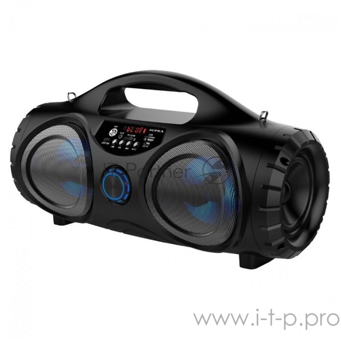 Аудиомагнитола Supra BTS-880 черный 16Вт/MP3/FM(dig)/USB/BT/microSD