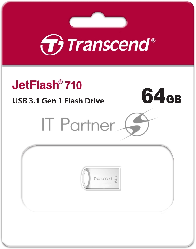 Накопитель USB flash 64ГБ Transcend JetFlash 710S TS64GJF710S (USB3.0)