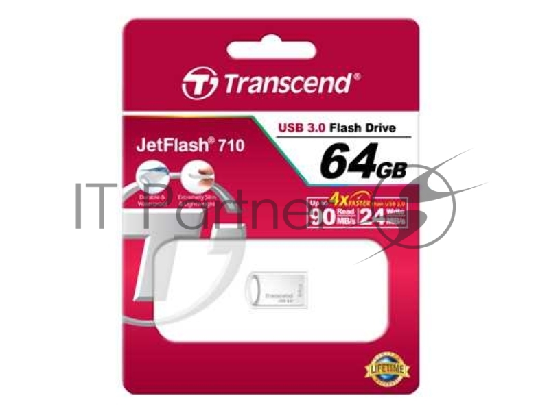 Накопитель USB flash 64ГБ Transcend JetFlash 710S TS64GJF710S (USB3.0)
