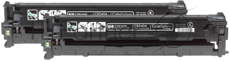 Тонер-картридж HP CB540AD черный двойная упаковка для CLJ CP1215/CP1515/CP1518 2 х 2200стр.