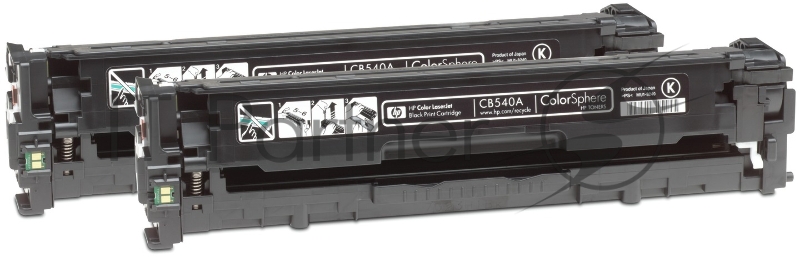 Тонер-картридж HP CB540AD черный двойная упаковка для CLJ CP1215/CP1515/CP1518 2 х 2200стр.