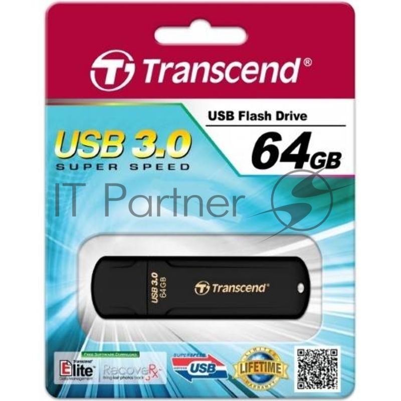 Накопитель USB flash 64ГБ Transcend JetFlash 700 TS64GJF700 (USB3.0)