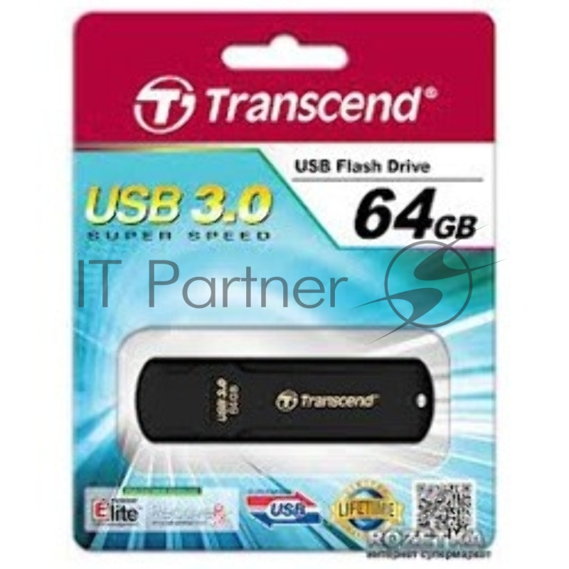 Накопитель USB flash 64ГБ Transcend JetFlash 700 TS64GJF700 (USB3.0)