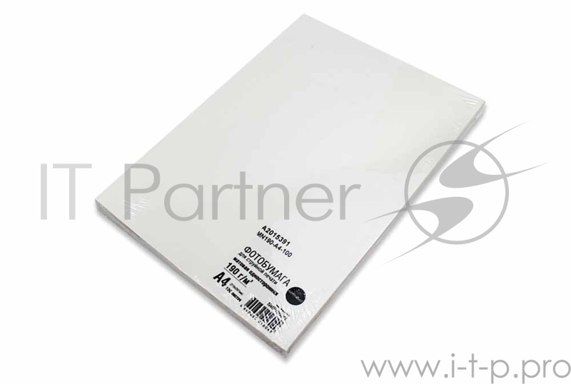 Фотобумага матовая односторонняя (NetProduct) A4 190 г/м 100л.
