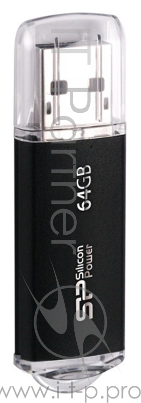 Носитель информации Silicon Power USB Drive 64Gb Ultima II SP064GBUF2M01V1K {USB2.0, Black}