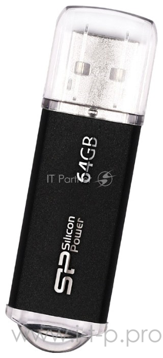 Носитель информации Silicon Power USB Drive 64Gb Ultima II SP064GBUF2M01V1K {USB2.0, Black}