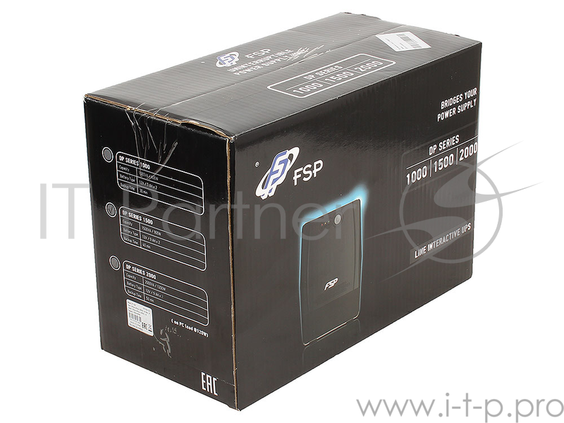 ИБП FSP DP1500 PPF9001701 {Line interactive, 1500VA/900W, 4*Shuko}