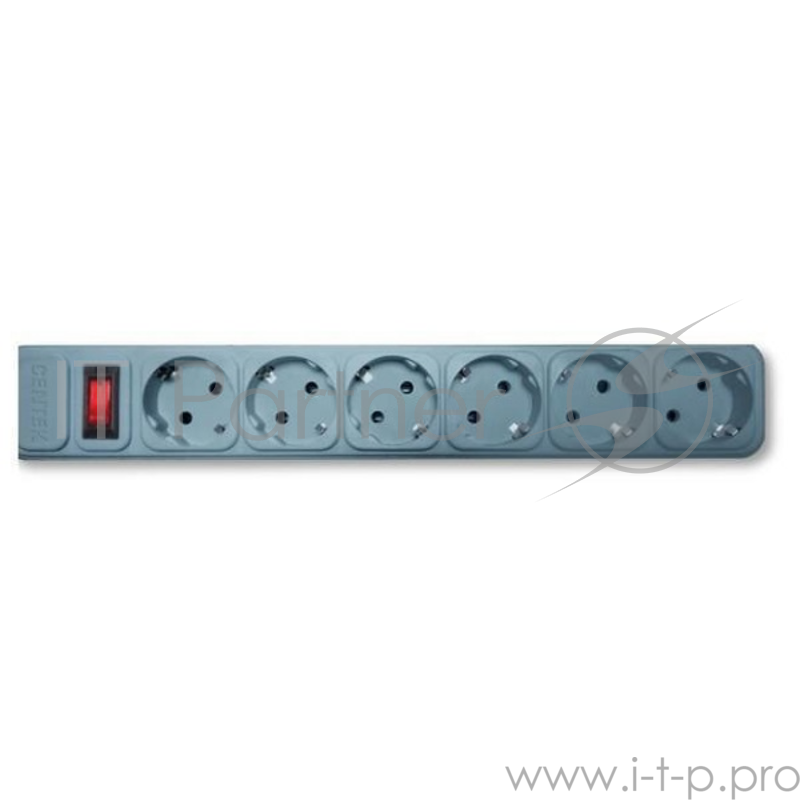Сетевой фильтр Centek СТ-8901-6-1,8 Gray