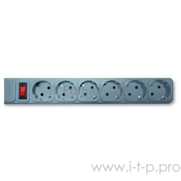 Сетевой фильтр Centek СТ-8901-6-1,8 Gray