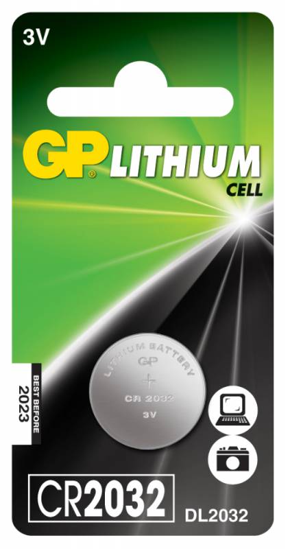 Батарея литиевая GP Lithium CR2032 (1шт)