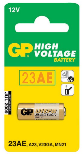 Батарея GP Ultra Alkaline 23AE MN21 (1шт)