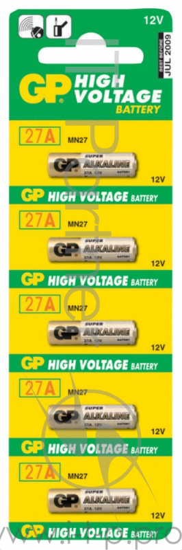 Батарея GP Super Alkaline 27A MN27 (5шт)
