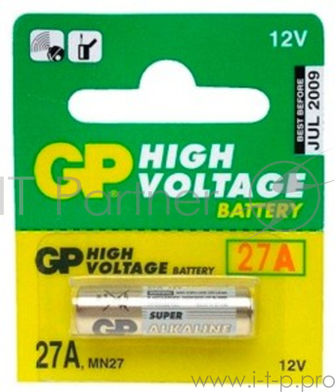Батарея GP Super Alkaline 27A MN27 (1шт)