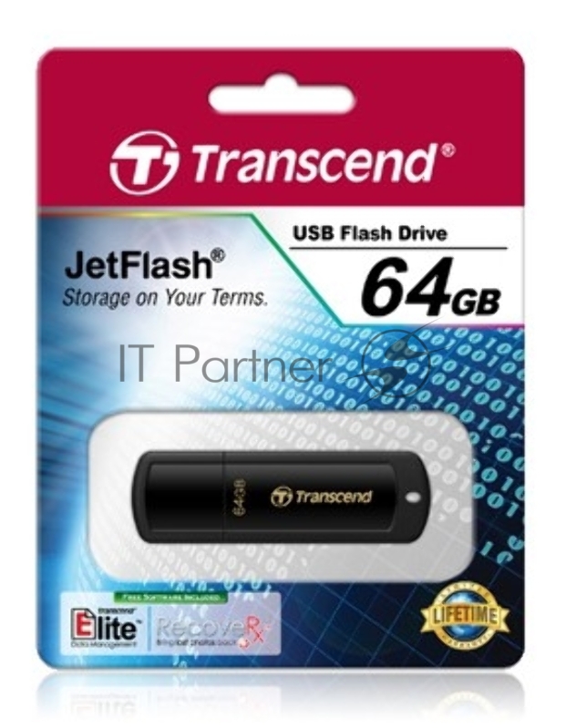 Накопитель USB flash 64ГБ Transcend JetFlash 350 TS64GJF350 (USB2.0)