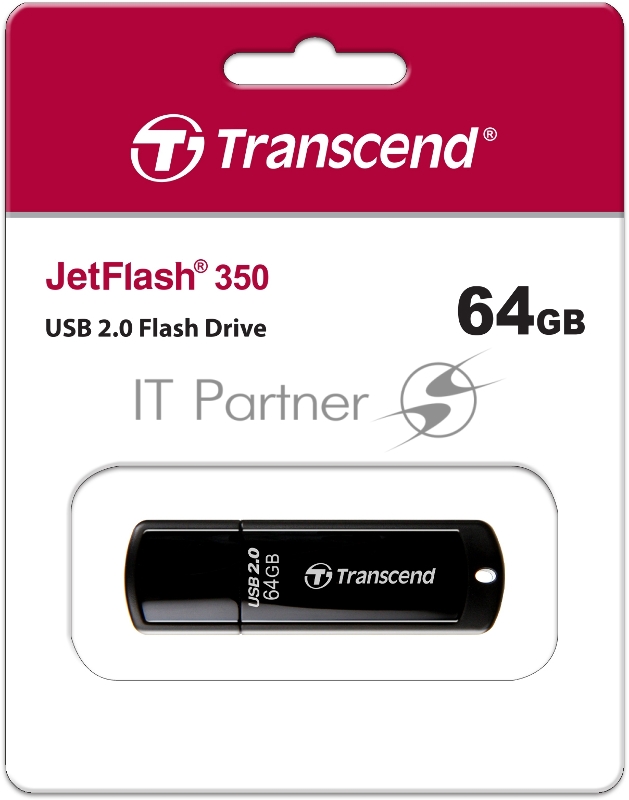 Накопитель USB flash 64ГБ Transcend JetFlash 350 TS64GJF350 (USB2.0)