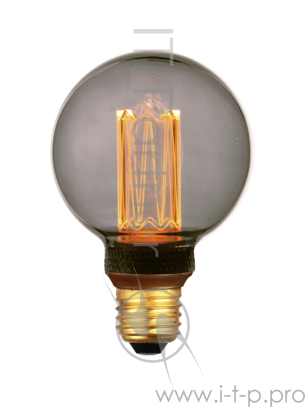 Лампа светодиодная Hiper HIPER LED VEIN G80 4W 150Lm E27 2000K Smoky