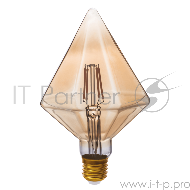 Лампа светодиодная Hiper THOMSON LED DECO FILAMENT CRYSTAL 4W 480Lm E27 95155 1800K GOLD