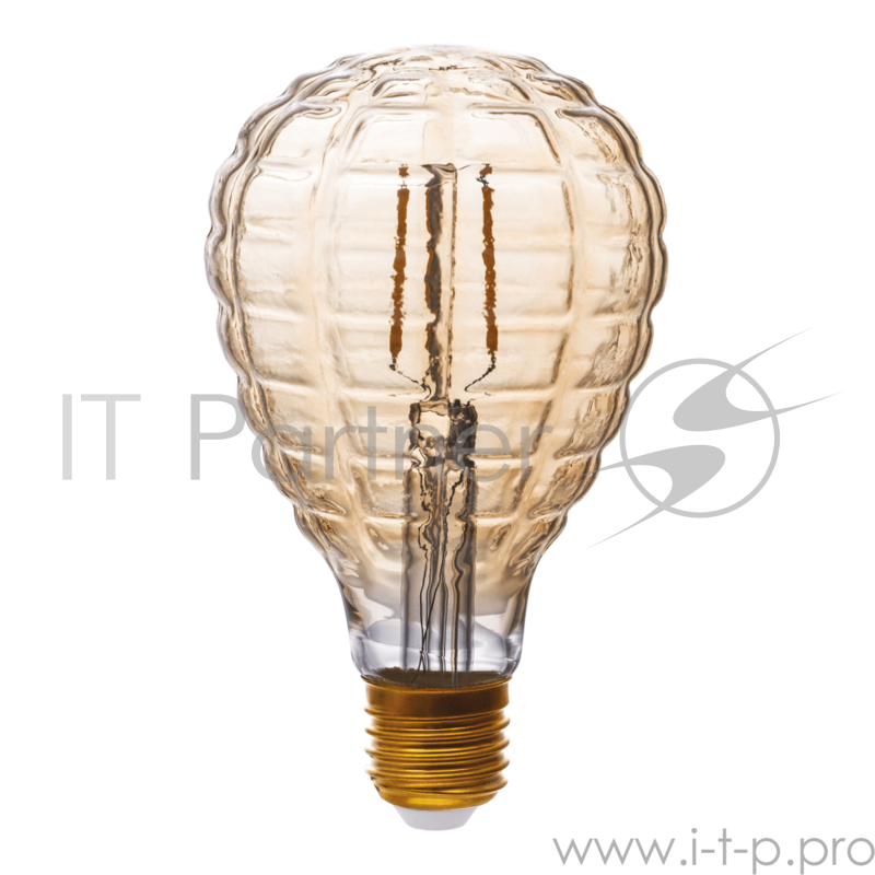 Лампа светодиодная Hiper THOMSON LED DECO FILAMENT PINE 4W 480Lm E27 80140 1800K GOLD