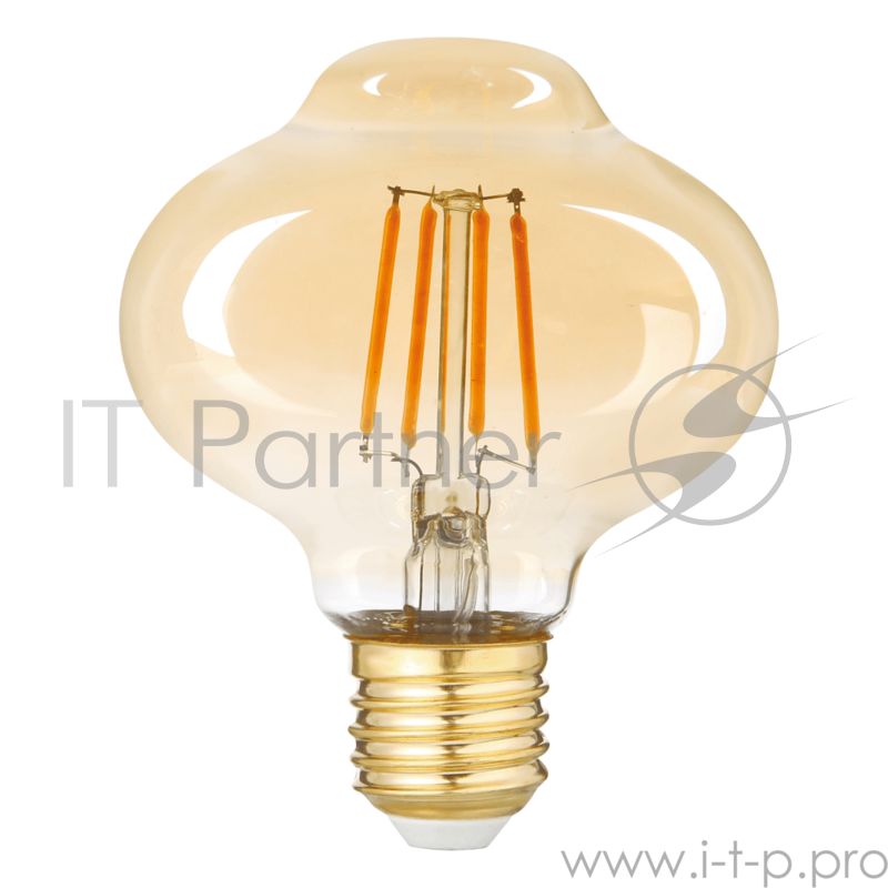 Лампа светодиодная Hiper THOMSON LED DECO FILAMENT TURNIP 4W 480Lm E27 80112 1800K GOLD