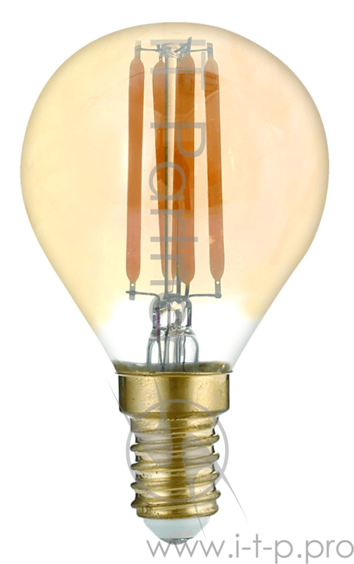 Лампа светодиодная Hiper THOMSON LED FILAMENT GLOBE 7W 695Lm E14 2400K GOLD
