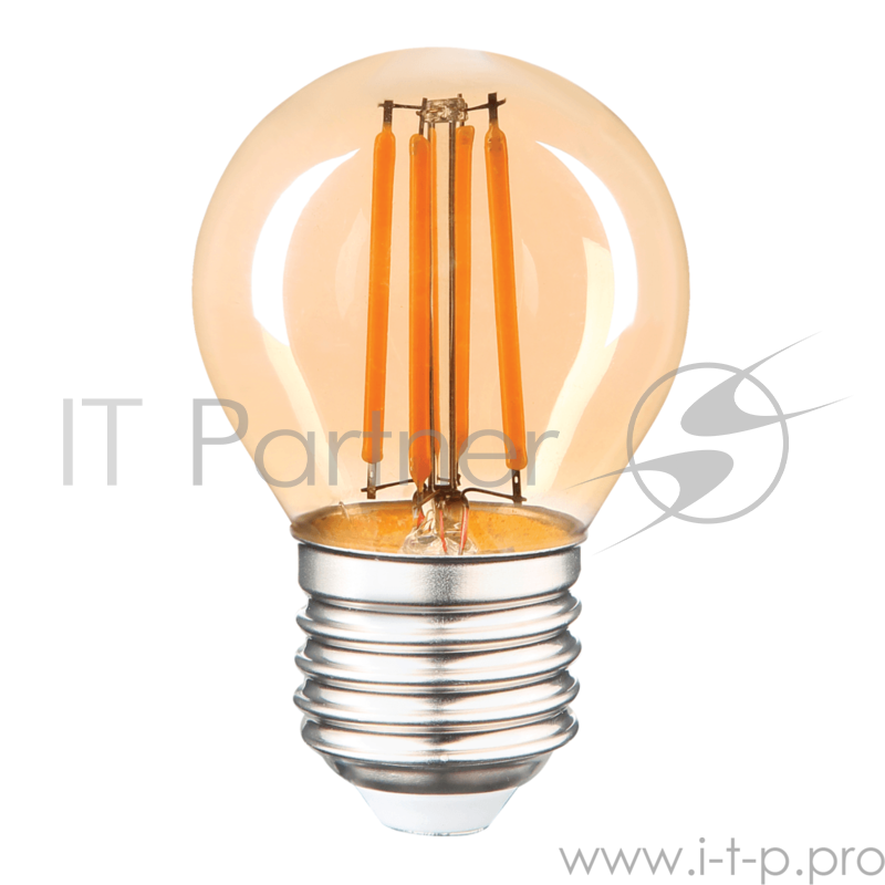 Лампа светодиодная Hiper THOMSON LED FILAMENT GLOBE 9W 855Lm E27 2400K GOLD