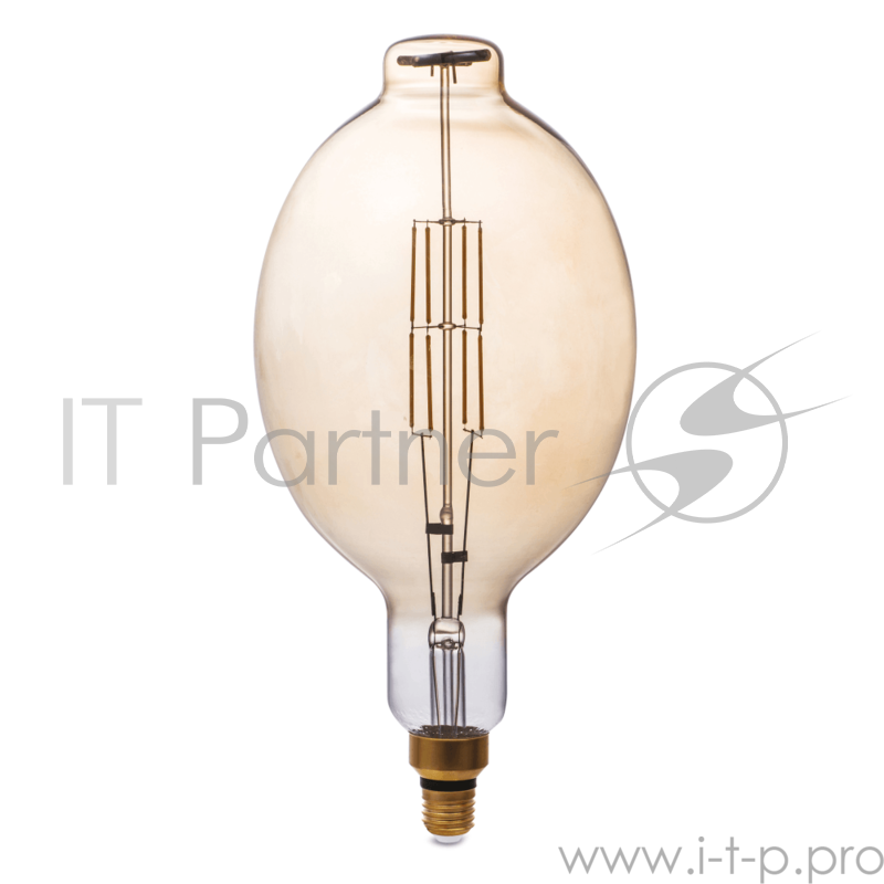 Лампа светодиодная Hiper THOMSON LED VINTAGE FILAMENT BT180 8W 720Lm E27 180360 1800K GOLD