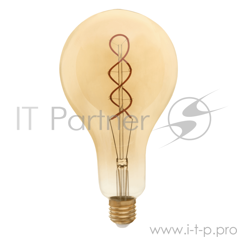Лампа светодиодная Hiper THOMSON LED VINTAGE FILAMENT FLEXIBLE A160 8W 570Lm E27 160300 1800K GOLD
