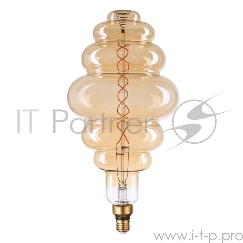 Лампа светодиодная Hiper THOMSON LED VINTAGE FILAMENT FLEXIBLE MARSHMALLOW 8W 570Lm E27 120275 1800K GOLD