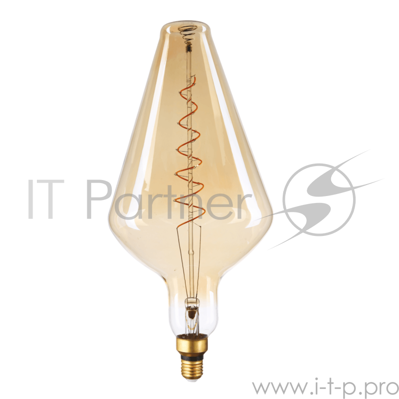 Лампа светодиодная Hiper THOMSON LED VINTAGE FILAMENT FLEXIBLE WINE GLASS 8W 570Lm E27 195400 1800K GOLD