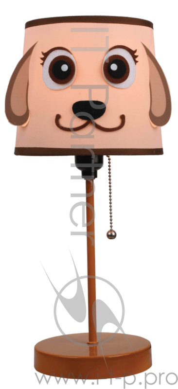 Светильник Hiper Настольная лампа детская Собака бежевая 1хE27х60Вт H060-1