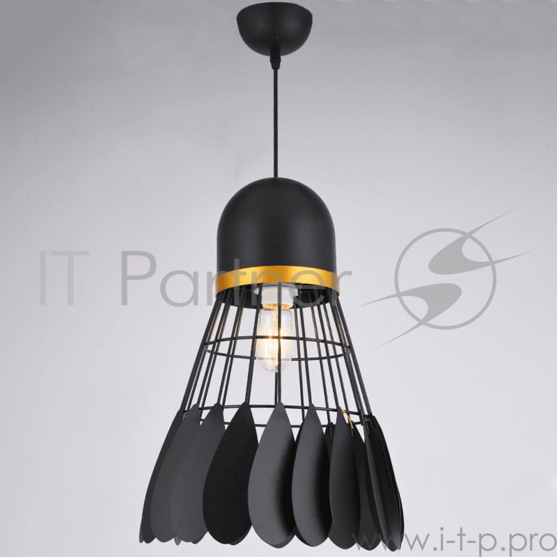 Светильник Hiper 1хЕ27х60Вт Чёрный H037-1