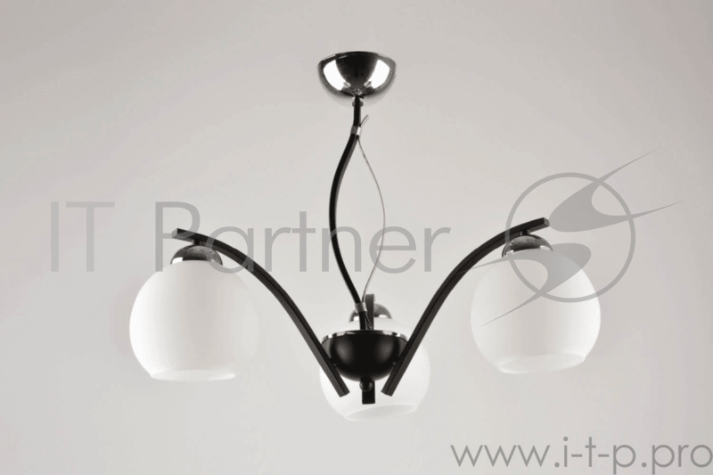 Светильник Hiper 3хЕ27х60Вт Венге/Хром H015-3