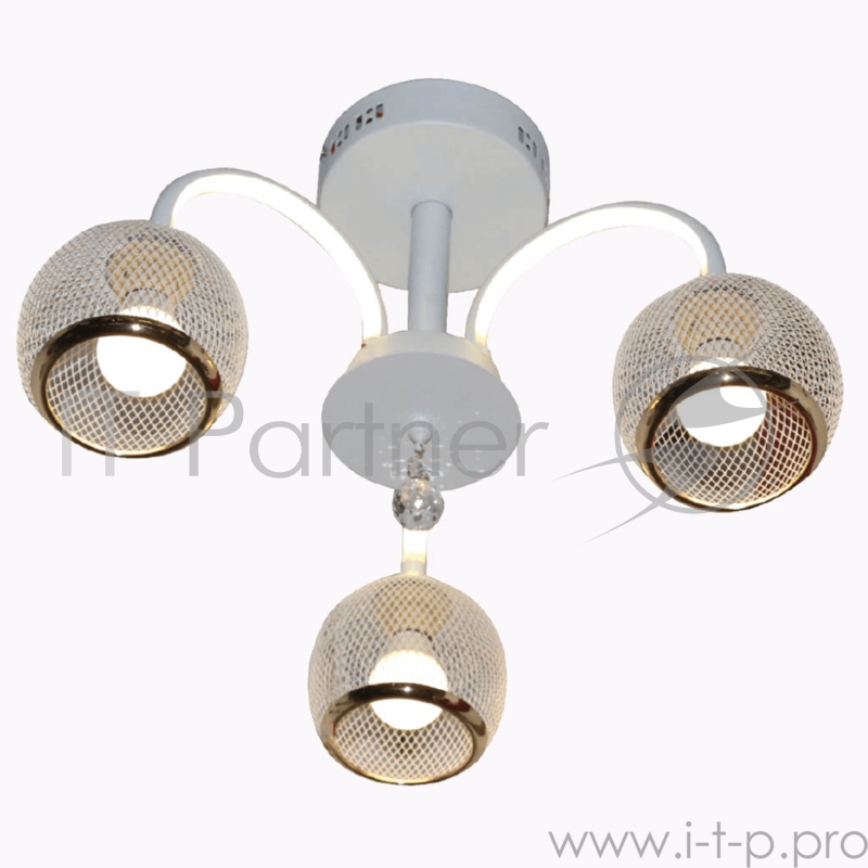 Светильник Hiper LED + 3хЕ27х60Вт Белый H017-3