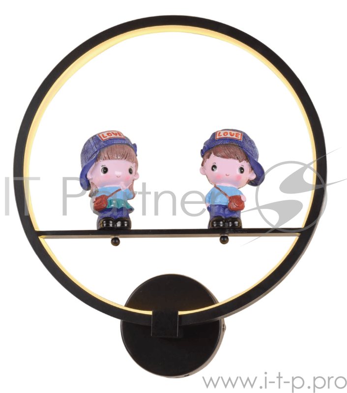 Светильник Hiper Бра декоративное Мальчики LED 19Вт черное H061-0