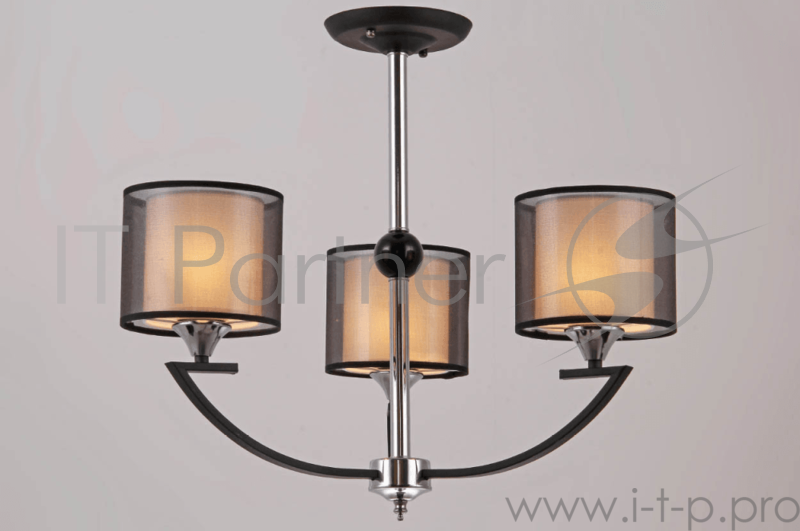 Светильник Hiper 3хЕ27х60Вт Венге/Хром H025-3